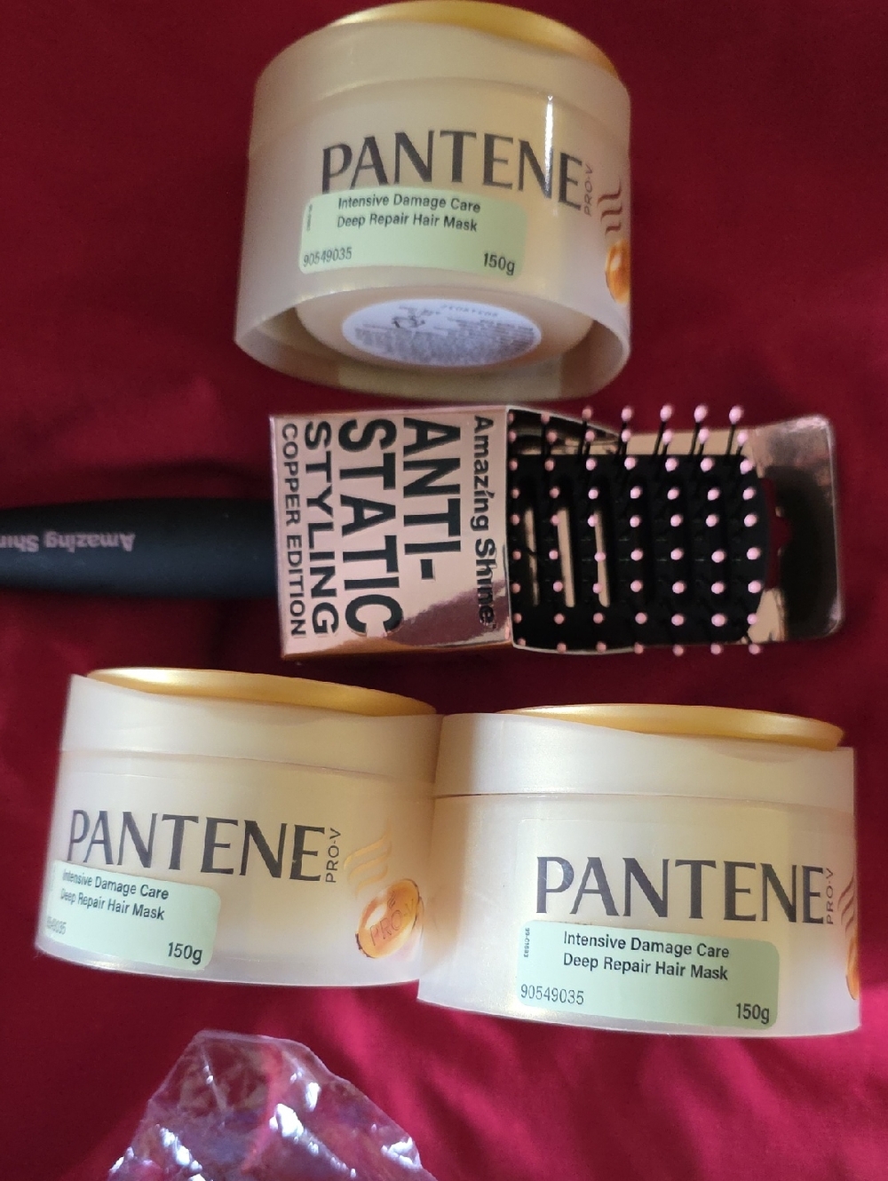 Pantene Repair Hair Mask (3) Anti Static & Unbrush Type Brushes. 5 Item Lot - Picture 3 of 6